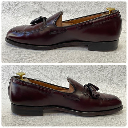 【リフト交換済み】ALDEN オールデン 663 タッセルローファー 赤茶 バーガンディ US10.5 / 28.5cm B/D【W3380】