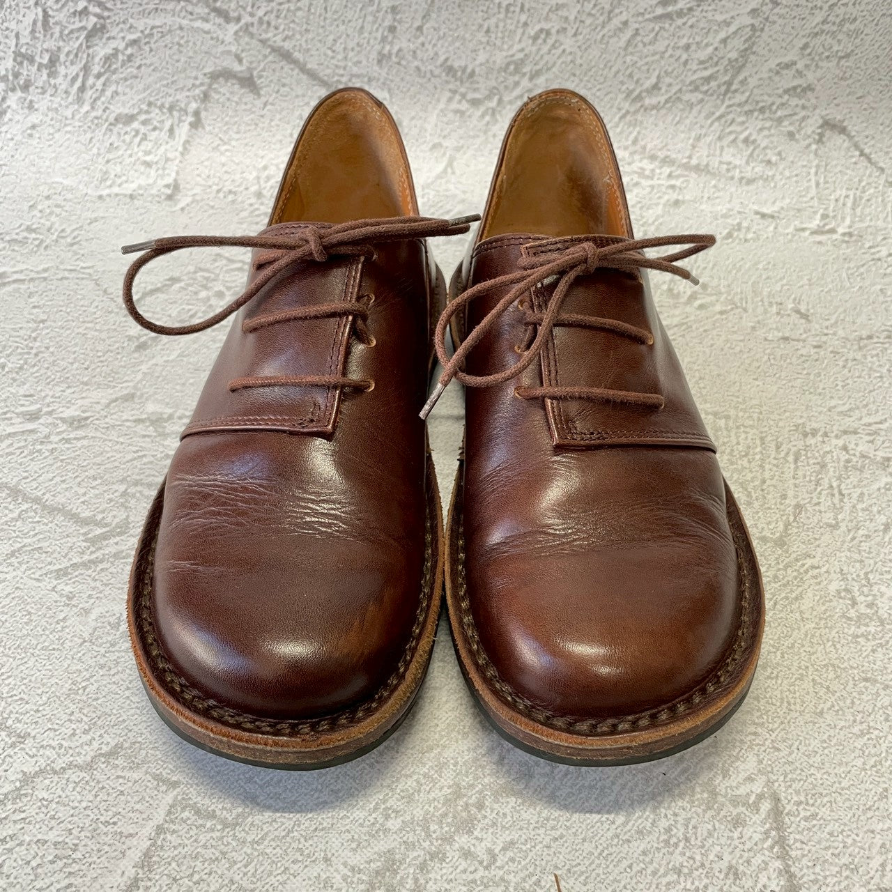 【美品】Trippen トリッペン Haferl ハーフェル コンフォートシューズ 茶 ブラウン 37 / 23.5〜24.0cm【W3384】