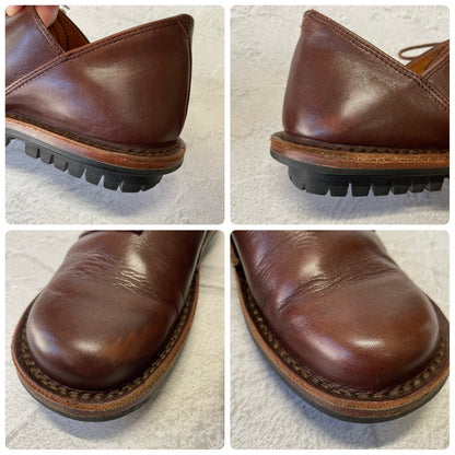 【美品】Trippen トリッペン Haferl ハーフェル コンフォートシューズ 茶 ブラウン 37 / 23.5〜24.0cm【W3384】