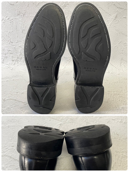 REGAL リーガル 29R サイドゴアブーツ チェルシー 黒 ブラック 24.0cm【W3387】