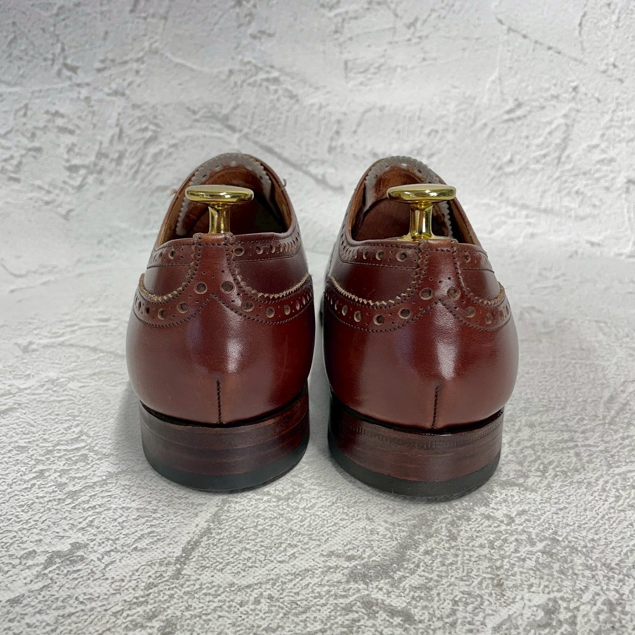 【3都市】Church's チャーチ Diplomat ディプロマット ウィング 内羽根 ブローグ 茶 ブラウン UK5.5 / 24cm【W3389】