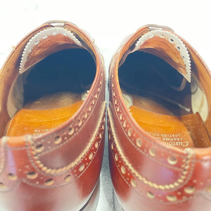 【3都市】Church's チャーチ Diplomat ディプロマット ウィング 内羽根 ブローグ 茶 ブラウン UK5.5 / 24cm【W3389】