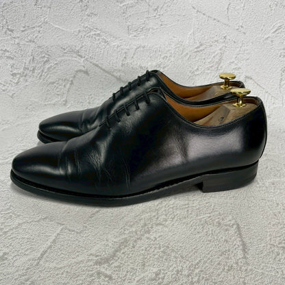 Berwick バーウィック 1560 ホールカット 5アイレット ダイナイトソール 黒 ブラック UK9 / 28.5cm【W3391】