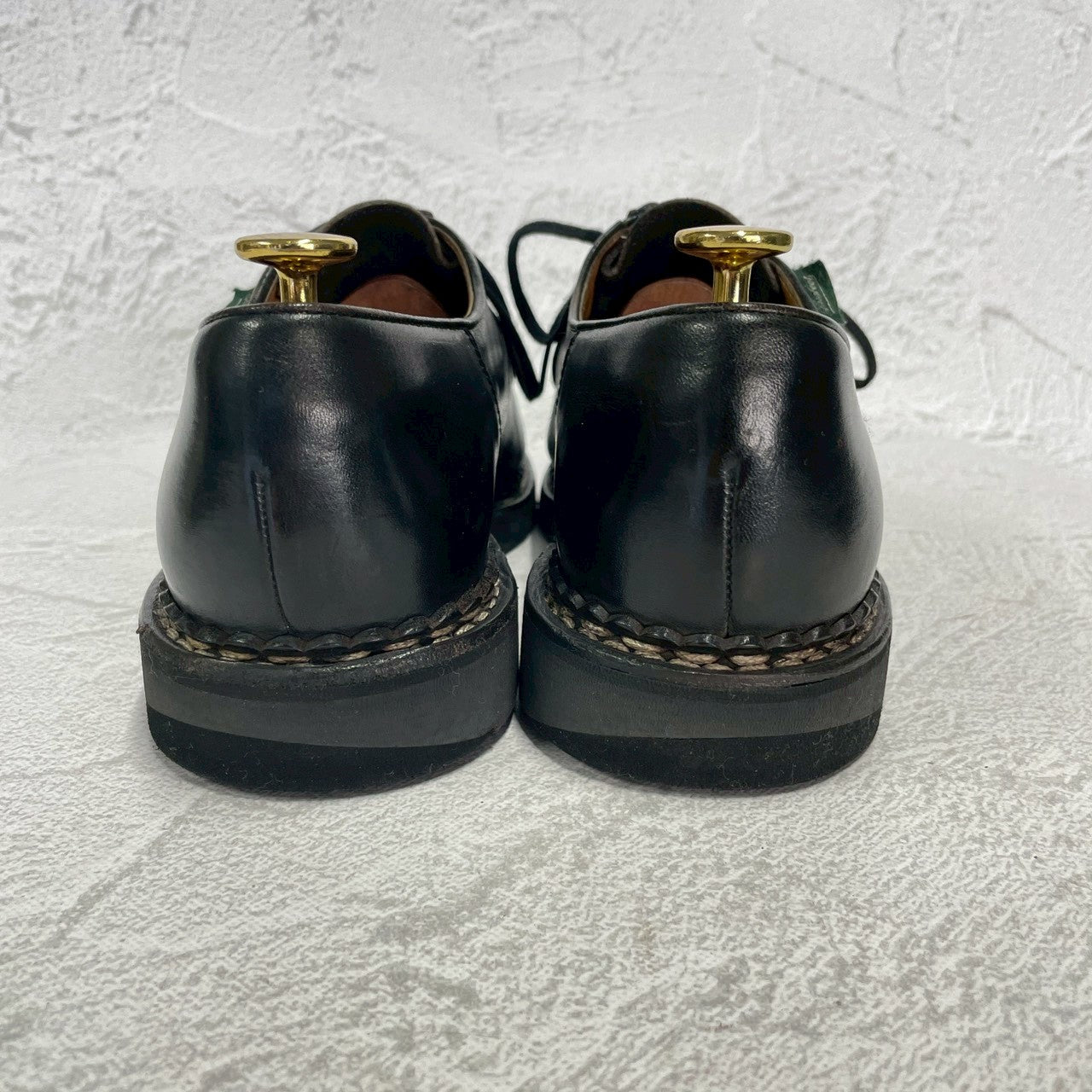 Paraboot パラブーツ MICHAEL ミカエル チロリアンシューズ 黒 ブラック EU39 / 24.5cm〜25.0cm【W3394】