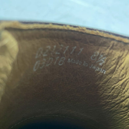 【極美品】Danner ダナー CARMAN カーマン D212111 サイドゴア ショートカット 濃茶 ダークブラウン US8.5 / 26.5cm【W3395】