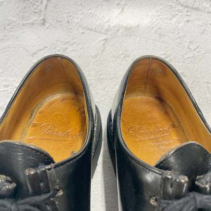 Paraboot パラブーツ MICHAEL ミカエル チロリアンシューズ 黒 ブラック EU39 / 24.5cm〜25.0cm【W3394】