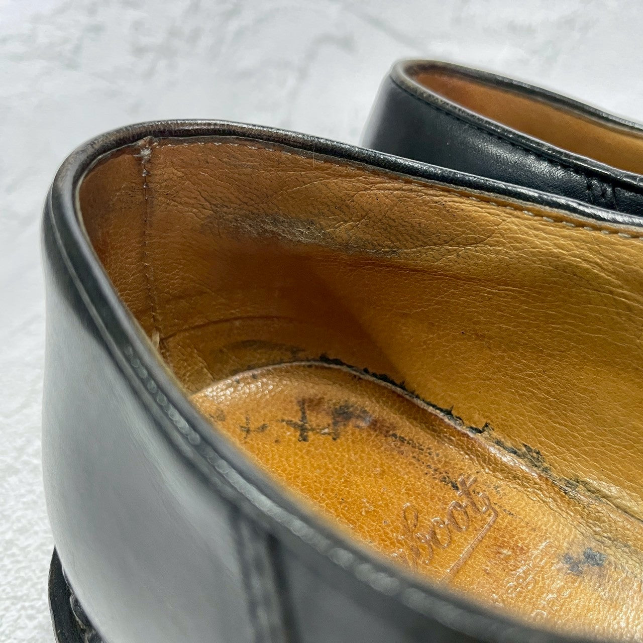 Paraboot パラブーツ MICHAEL ミカエル チロリアンシューズ 黒 ブラック EU39 / 24.5cm〜25.0cm【W3394】