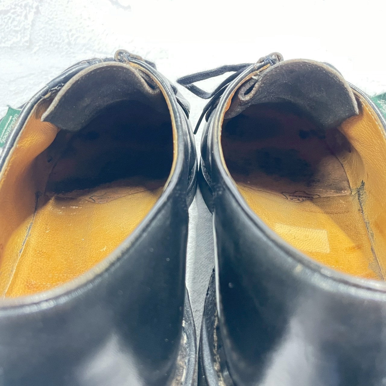 Paraboot パラブーツ MICHAEL ミカエル チロリアンシューズ 黒 ブラック EU39 / 24.5cm〜25.0cm【W3394】