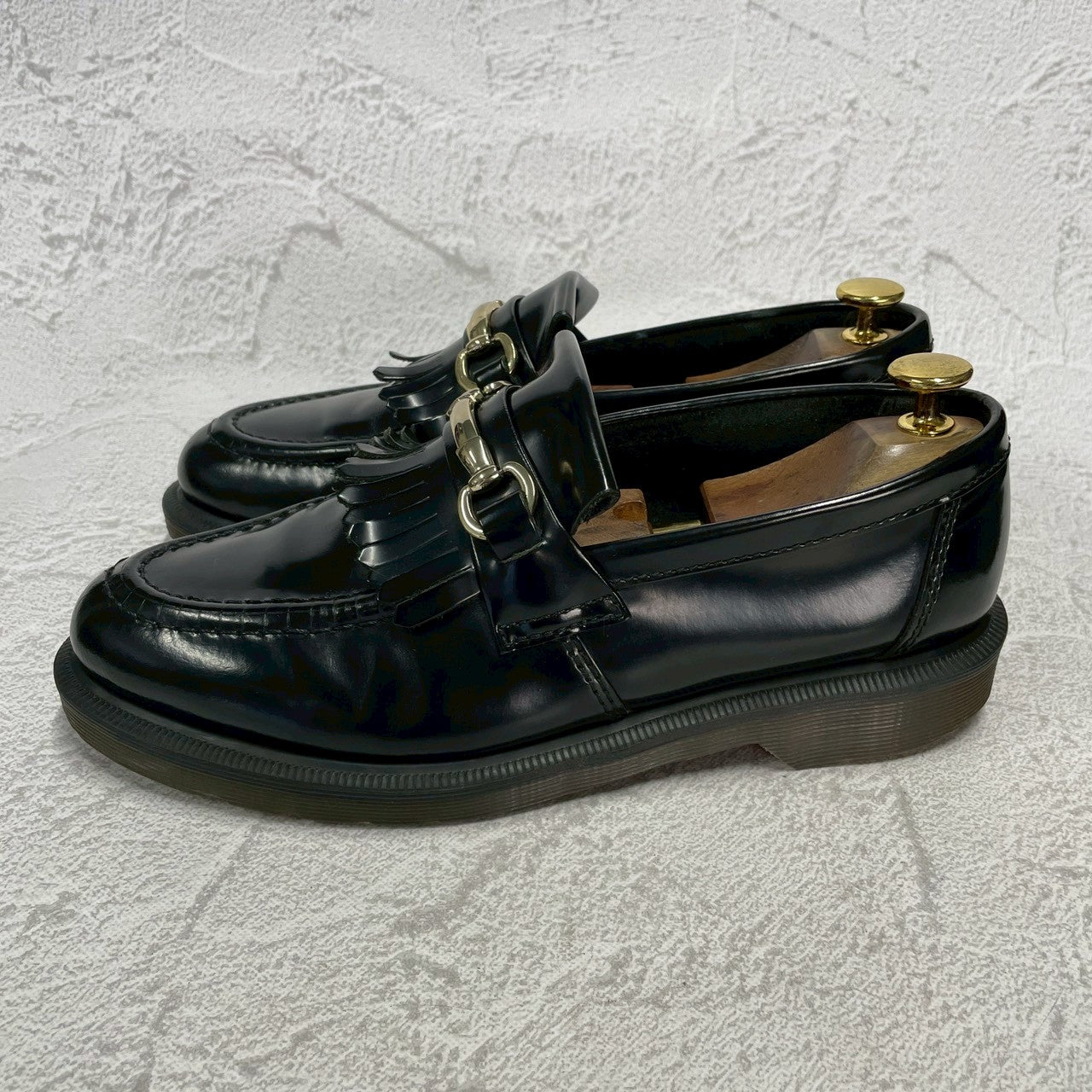 Dr.Martens ドクターマーチン ADRIAN SNAFFLE エイドリアン スナッフル ビットローファー 黒 ブラック UK6相当 / 25cm相当【W3398】