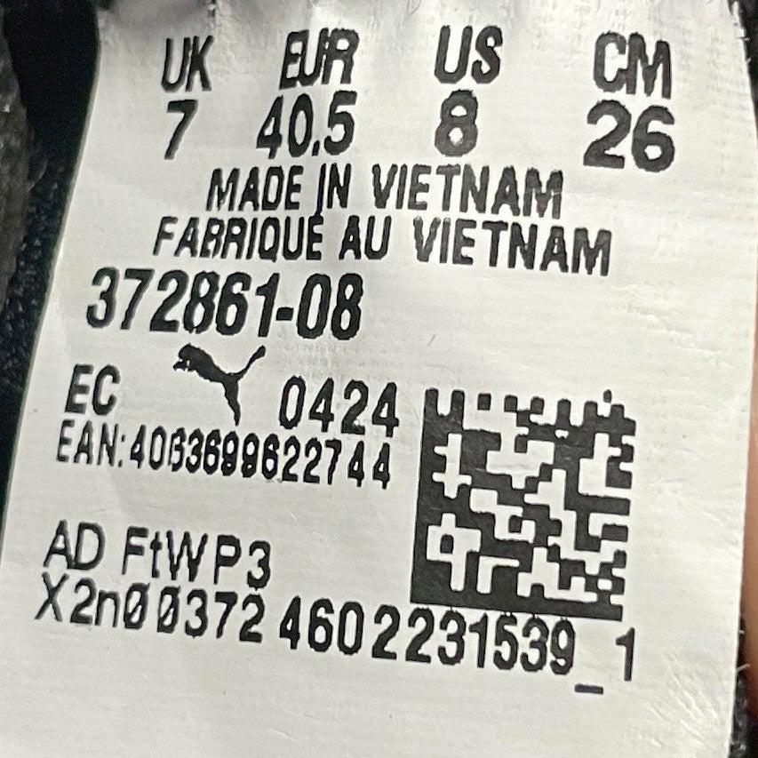 【未使用】PUMA プーマ Turino FSL チュリーノFSL スニーカー サッカー スパイク 黒 ブラック US8 / 26cm【W3399】