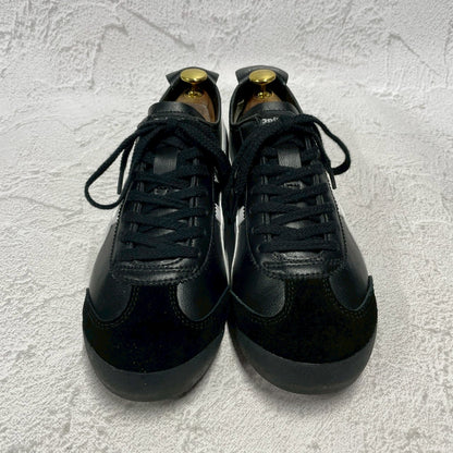 【極美品】Onitsuka Tiger オニツカタイガー MEXICO 66 メキシコ66 DL408-9001 レザー スニーカー 黒 ブラック US8 / UK7 / EUR41.5 / 26cm【W3400】