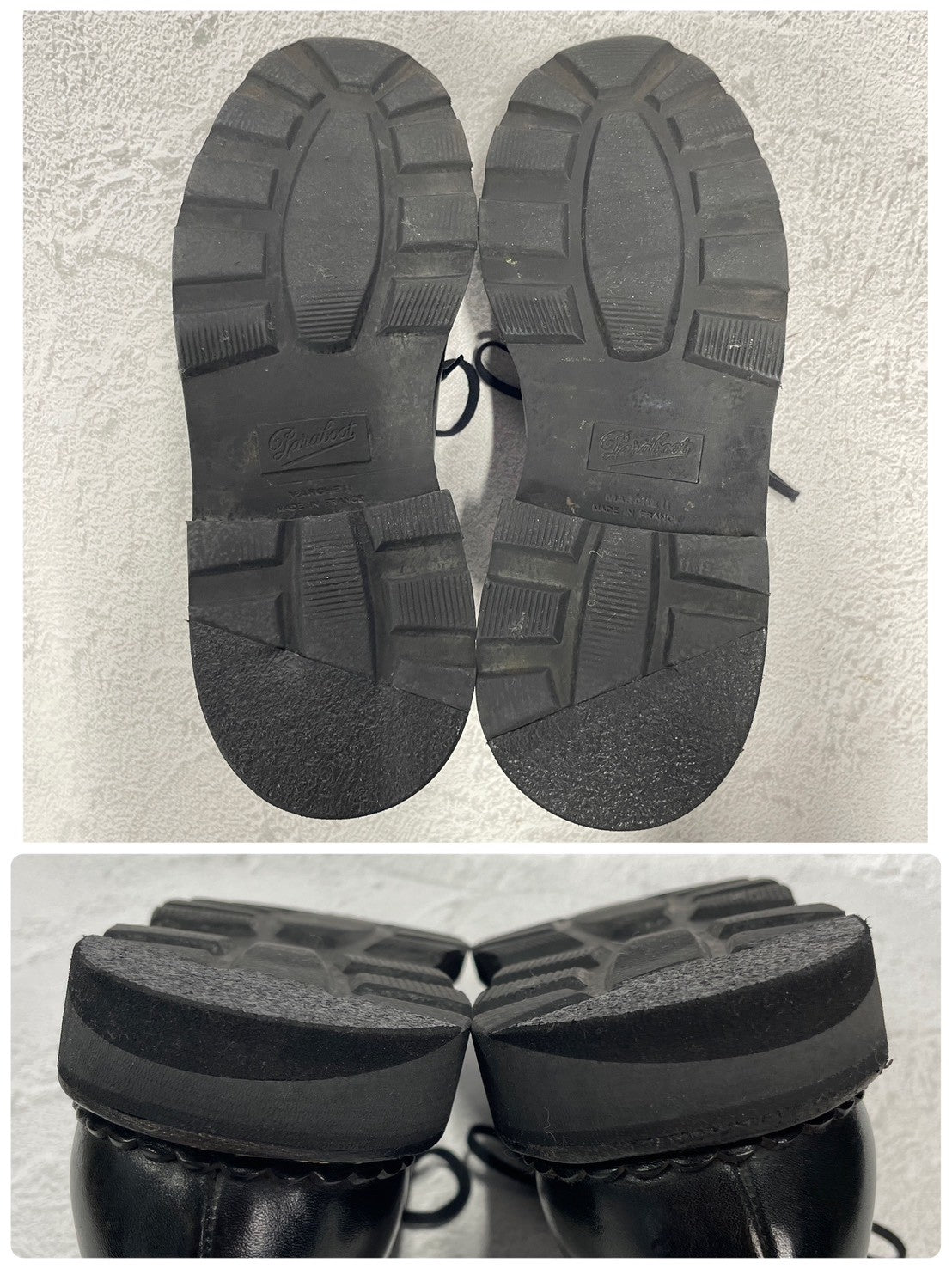 Paraboot パラブーツ MICHAEL ミカエル チロリアンシューズ 黒 ブラック EU39 / 24.5cm〜25.0cm【W3394】