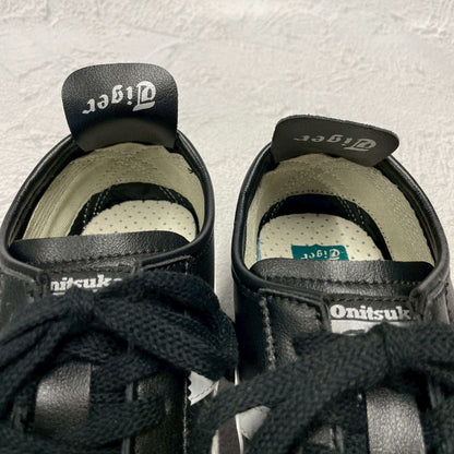 【極美品】Onitsuka Tiger オニツカタイガー MEXICO 66 メキシコ66 DL408-9001 レザー スニーカー 黒 ブラック US8 / UK7 / EUR41.5 / 26cm【W3400】