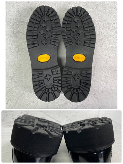 G.H.BASS ジーエイチバス Fred Perry フレッドペリーコラボ タッセルローファー 黒 ブラック UK7 / US8 / EU41 / 25.5～26cm【W3406】