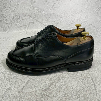 【良品】Berwick 1707 バーウィック 4477 Uチップ 外羽根 ダイナイトソール 黒 ブラック UK7 / 26cm【W3408】