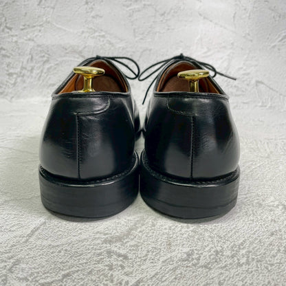 【ハーフラバー装着済み】Allen Edmonds アレンエドモンズ Park Avenue パークアベニュー ストレート 内羽根 6アイレット 黒 ブラック US8.5 / 26.5cm【W3411】
