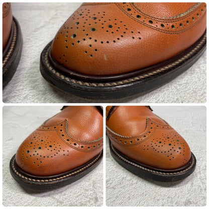 【良品】REGAL リーガル INPERIAL GRADE インペリアルグレード 2235 ロングウイング 外羽根 メダリオン フルブローグ 茶 ライトブラウン 25cm【W3413】