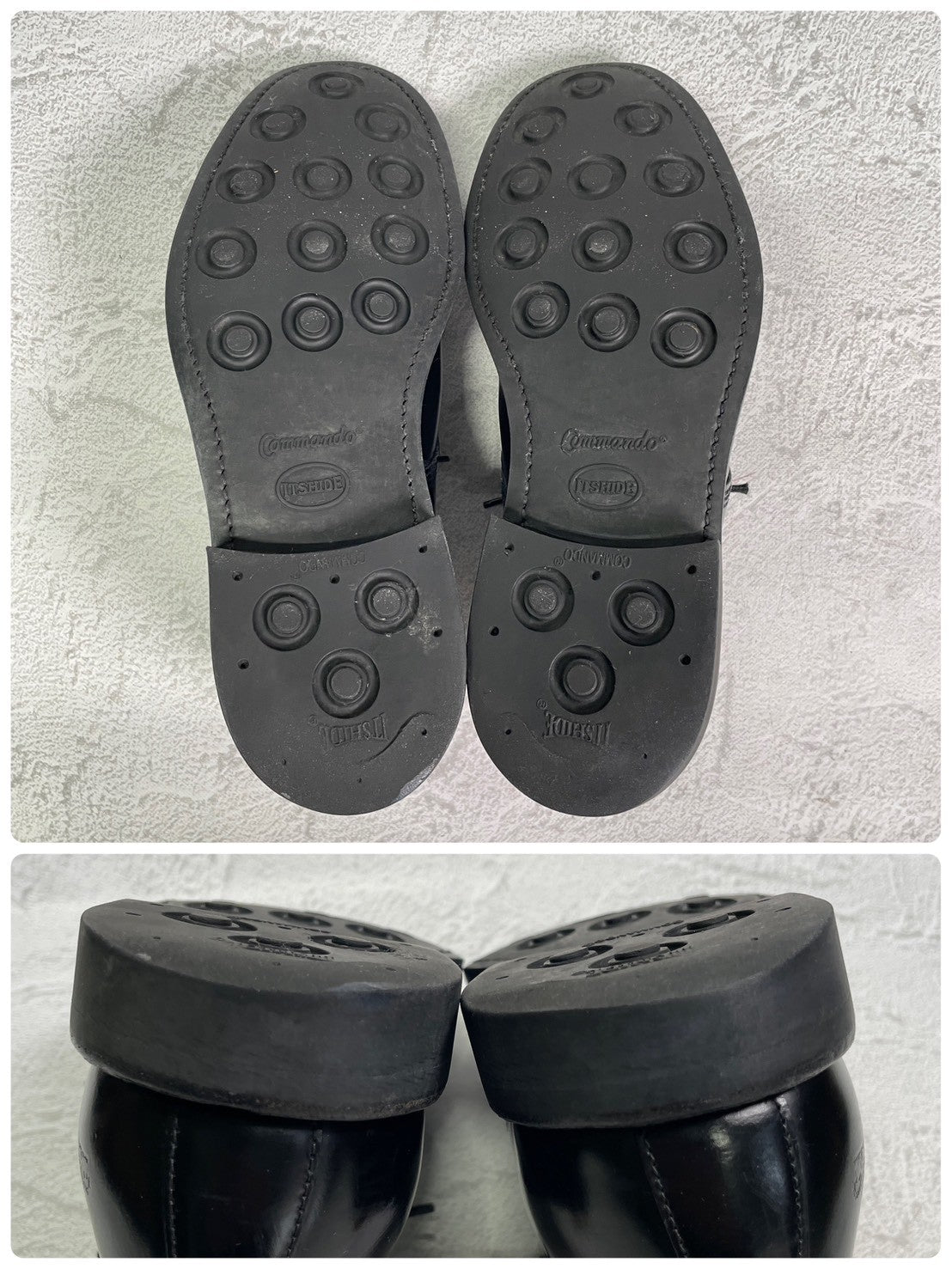 良品】SANDERS サンダース 1384B Officer Shoe オフィサーシューズ プレーン 外羽根 サービス ポリッシュドカーフ ダイナイトソール 黒 ブラック UK7 / 26.0〜26.5 cm【W3414】