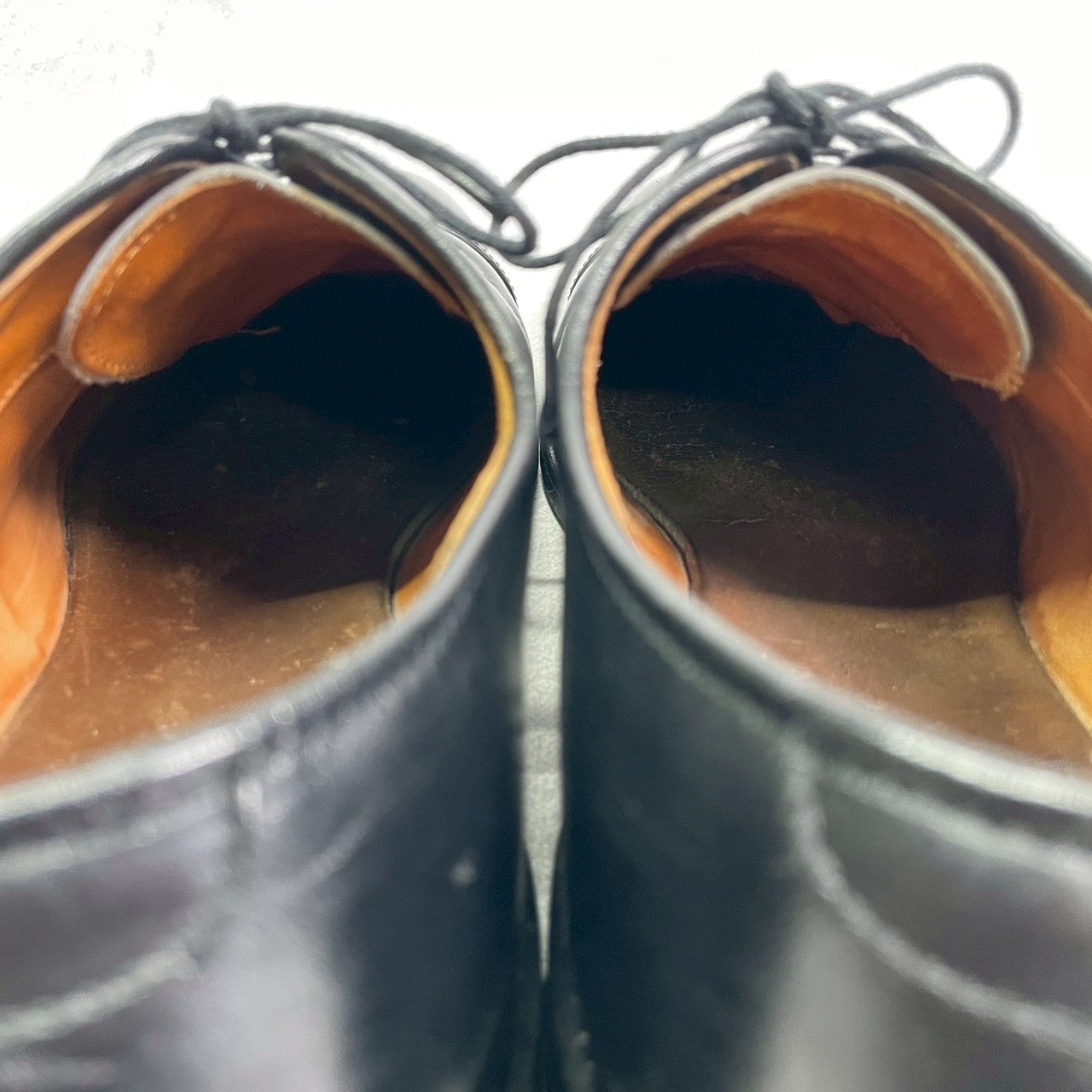 【ハーフラバー装着済み】Allen Edmonds アレンエドモンズ Park Avenue パークアベニュー ストレート 内羽根 6アイレット 黒 ブラック US8.5 / 26.5cm【W3411】