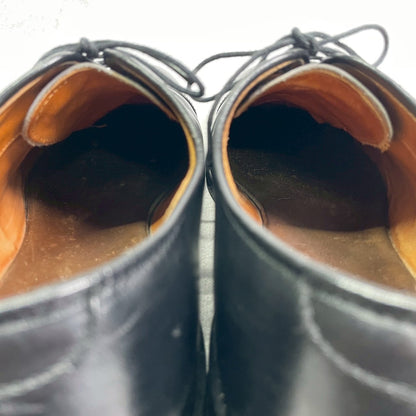 【ハーフラバー装着済み】Allen Edmonds アレンエドモンズ Park Avenue パークアベニュー ストレート 内羽根 6アイレット 黒 ブラック US8.5 / 26.5cm【W3411】