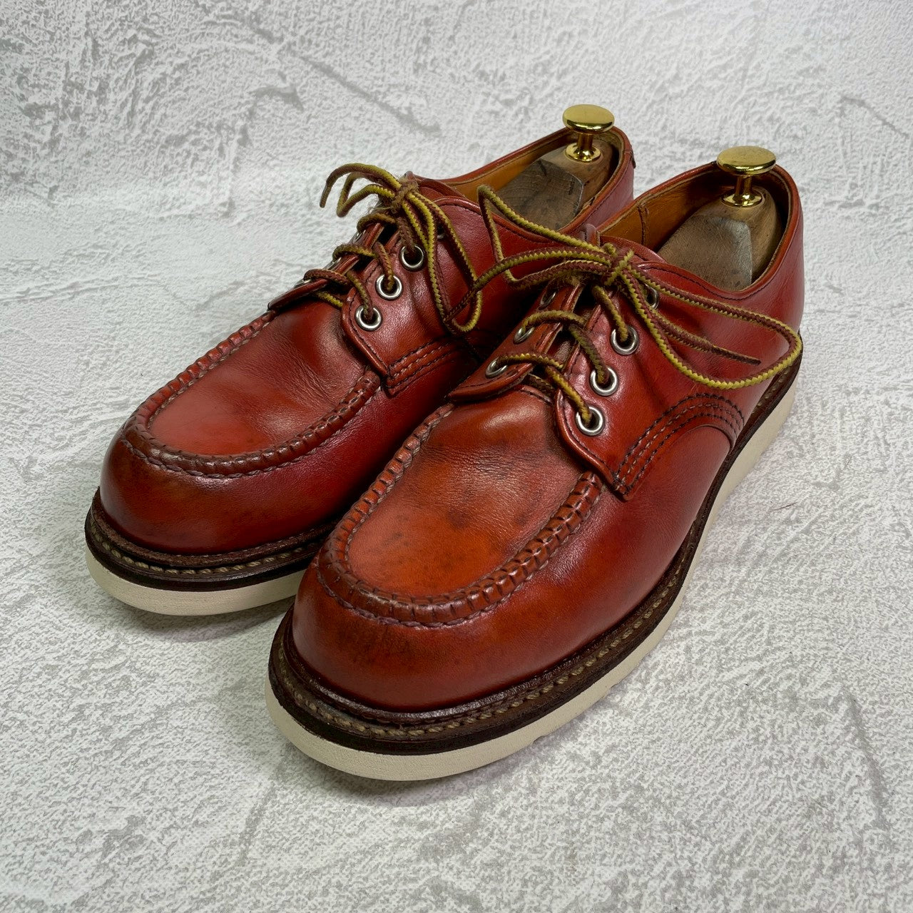 【オールソール済み】RED WING レッドウイング 8103 Classic Oxford クラシック オックスフォード Uチップ 外羽根 赤茶 オロラセット US7 / 25cm【W3416】