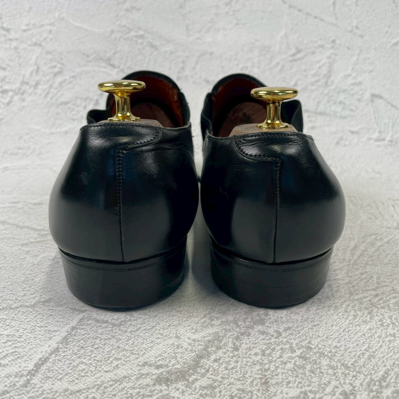 【良品】Crockett&Jones / クロケットアンドジョーンズ 60~70年代 WINSTON3 ウィンストン サイドエラスティック サイドゴア 黒 ブラック UK7.5 / 26.0cm【W3420】