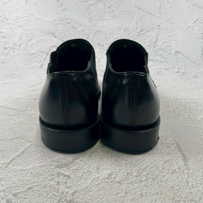 Excellent condition Church's Sidegoa semi-square plain low-top black sandals, size 80F, UK8, 26.5cm (W3419).