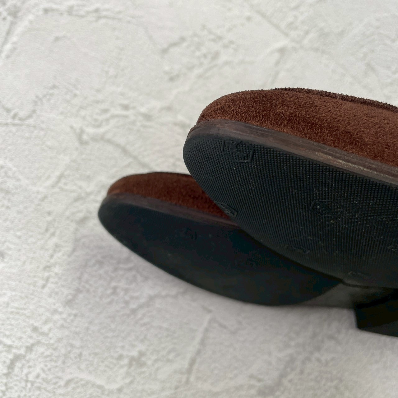 【良品】Crockett&Jones / クロケットアンドジョーンズ BRAMWELL / ブラムウェル コインローファー スエード 濃茶 ブラウン UK7 / 25.5cm【W3422】