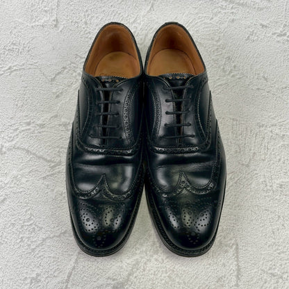Excellent condition: Joseph Cheaney &amp; Sons ARTHUR III brogue boots in black, UK size 6.5, 25.0-25.5cm (W3421).