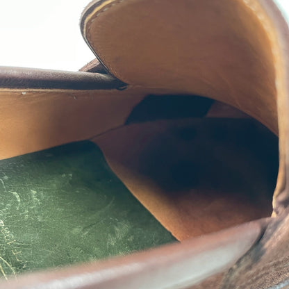 【良品】Crockett&Jones / クロケットアンドジョーンズ BRAMWELL / ブラムウェル コインローファー スエード 濃茶 ブラウン UK7 / 25.5cm【W3422】