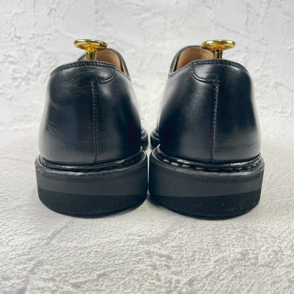 Paraboot ARLES Plain Wingtip Service Shoes, Black, Size UK7.5 (W3424), Size 26cm (W3424) - Sole Repaired