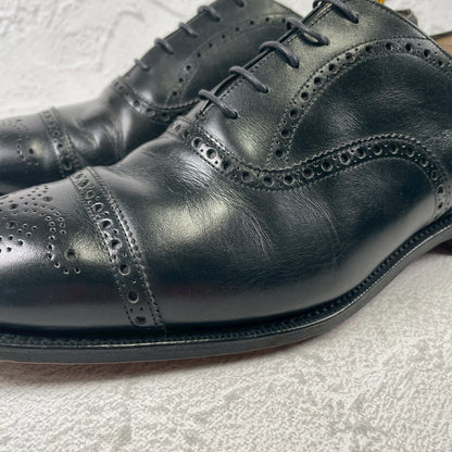 Church's 4 Cities Diplomat Full Brogue Straight Heel Boots in Black, Size UK8, 26.5cm (W3426)