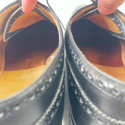 Church's 4 Cities Diplomat Full Brogue Straight Heel Boots in Black, Size UK8, 26.5cm (W3426)