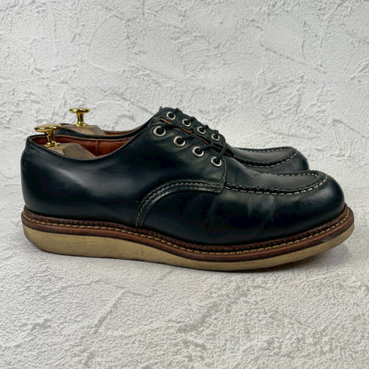RED WING / Red Wing / 8106 / Classic Work Oxford Moccasins, U-tip, Wingtip, Black, US 8.5 / UK 7.5 / 26.5cm [W3427]