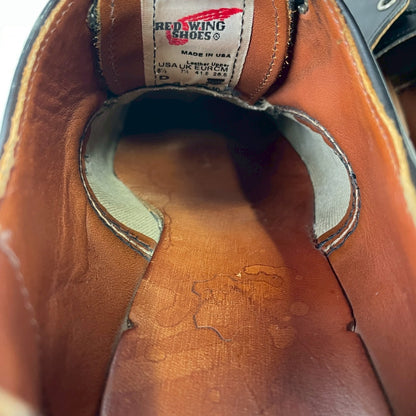 RED WING / Red Wing / 8106 / Classic Work Oxford Moccasins, U-tip, Wingtip, Black, US 8.5 / UK 7.5 / 26.5cm [W3427]