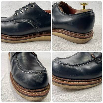RED WING / Red Wing / 8106 / Classic Work Oxford Moccasins, U-tip, Wingtip, Black, US 8.5 / UK 7.5 / 26.5cm [W3427]