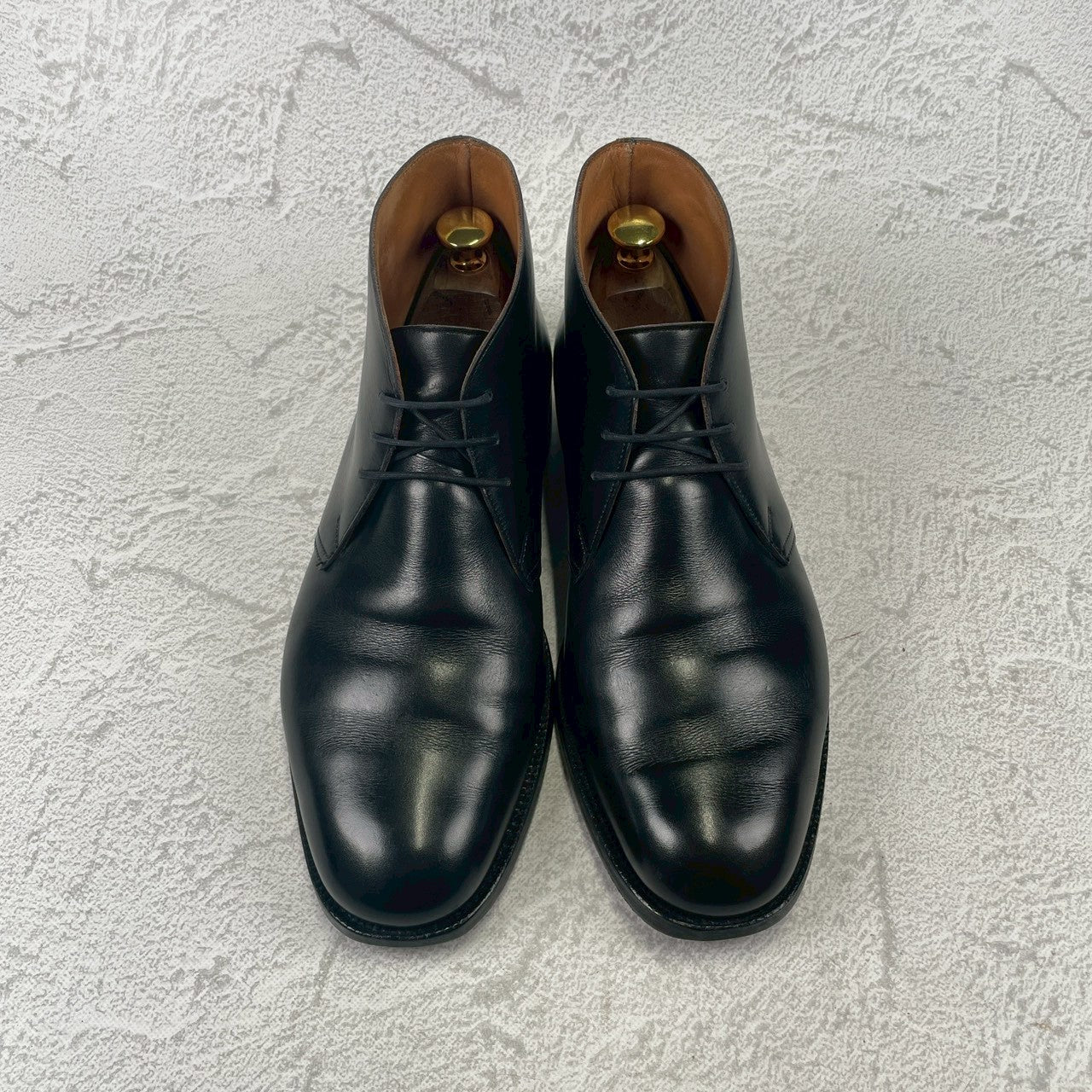 【良品】Crockett&Jones / クロケットアンドジョーンズ / CHILTERN / チルターン ジョージブーツ チャッカ 黒 ブラック UK6.5 / 25cm【W3428】