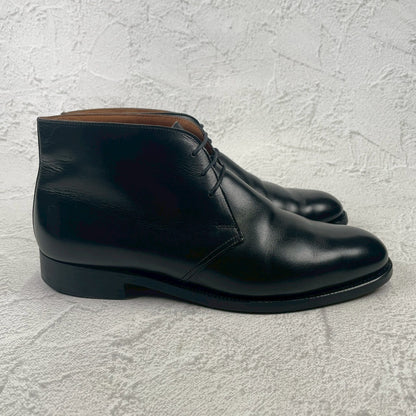 【良品】Crockett&Jones / クロケットアンドジョーンズ / CHILTERN / チルターン ジョージブーツ チャッカ 黒 ブラック UK6.5 / 25cm【W3428】
