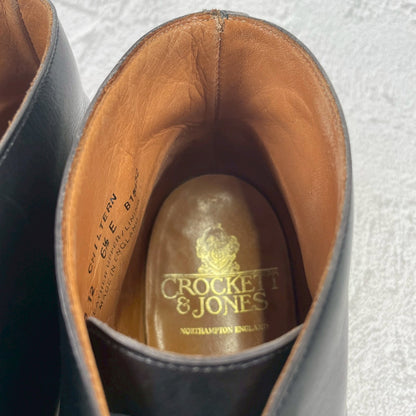 【良品】Crockett&Jones / クロケットアンドジョーンズ / CHILTERN / チルターン ジョージブーツ チャッカ 黒 ブラック UK6.5 / 25cm【W3428】