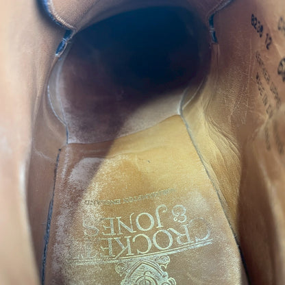 【良品】Crockett&Jones / クロケットアンドジョーンズ / CHILTERN / チルターン ジョージブーツ チャッカ 黒 ブラック UK6.5 / 25cm【W3428】