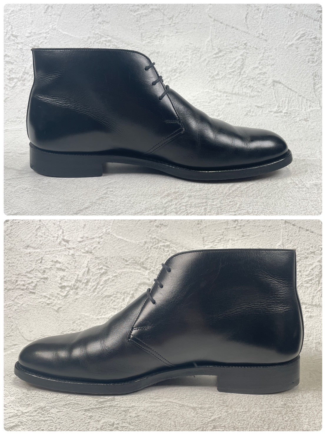 【良品】Crockett&Jones / クロケットアンドジョーンズ / CHILTERN / チルターン ジョージブーツ チャッカ 黒 ブラック UK6.5 / 25cm【W3428】