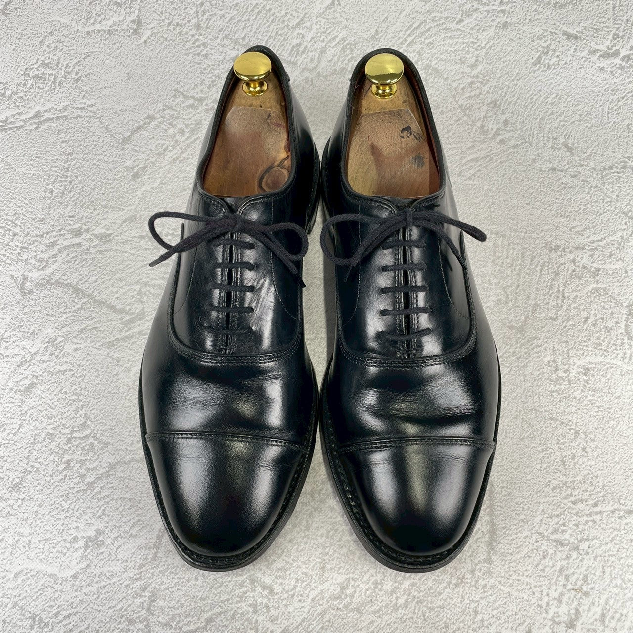 Allen Edmonds Park Avenue Straight Leg Boots, Black, Wingtip, Size US8.5 / 26.5cm, 3E [W3431]