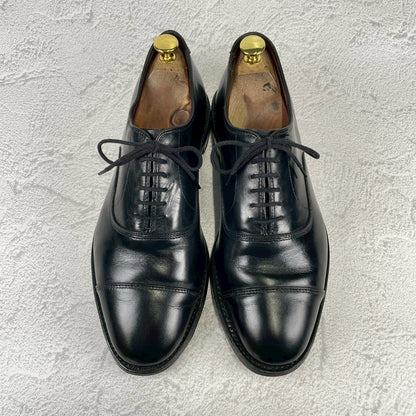 Allen Edmonds Park Avenue Straight Leg Boots, Black, Wingtip, Size US8.5 / 26.5cm, 3E [W3431]