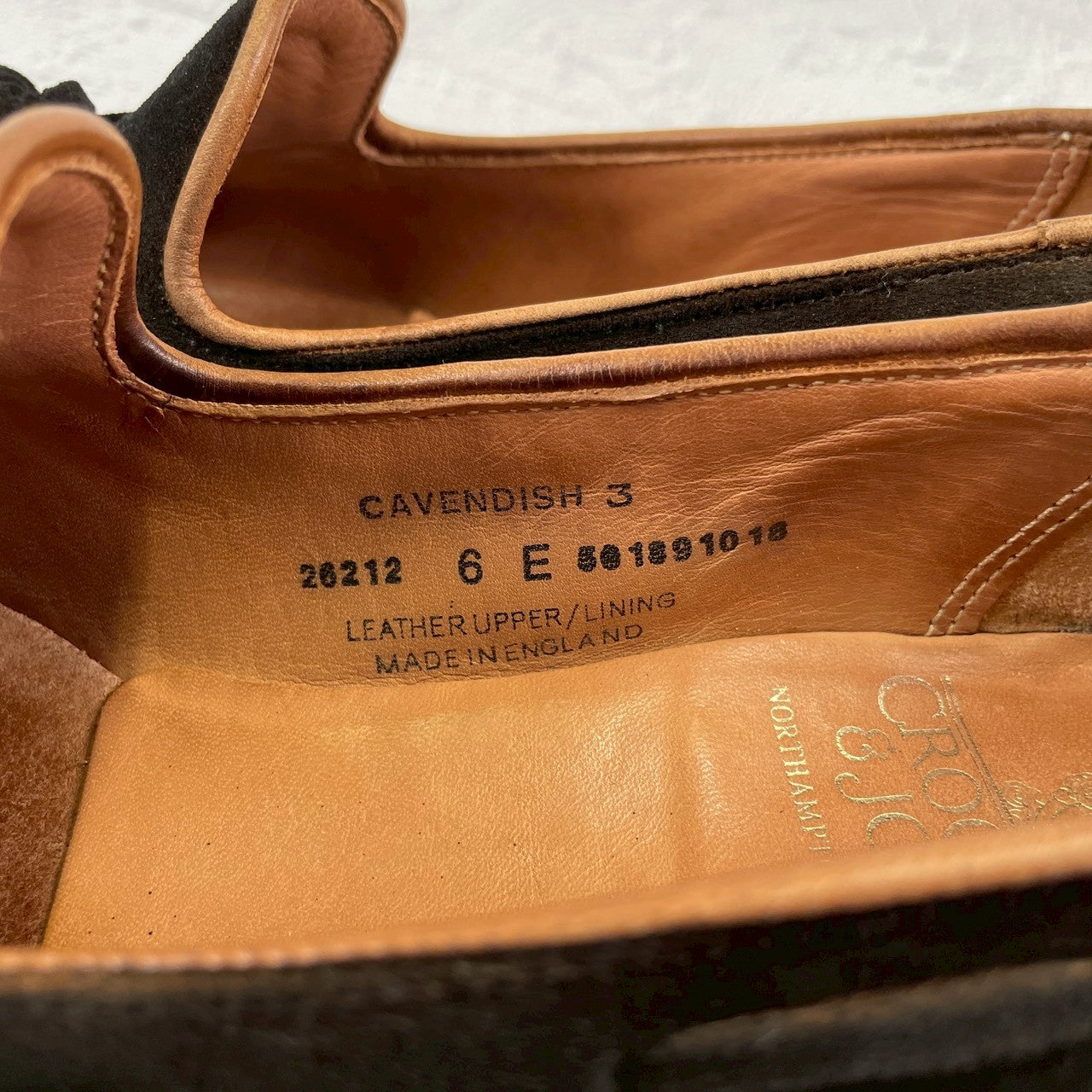 Good Condition Crockett &amp; Jones Cavendish 3 Tassel Loafers in Dark Brown Suede, Size UK6, E (Size 24.5cm) [W3437]