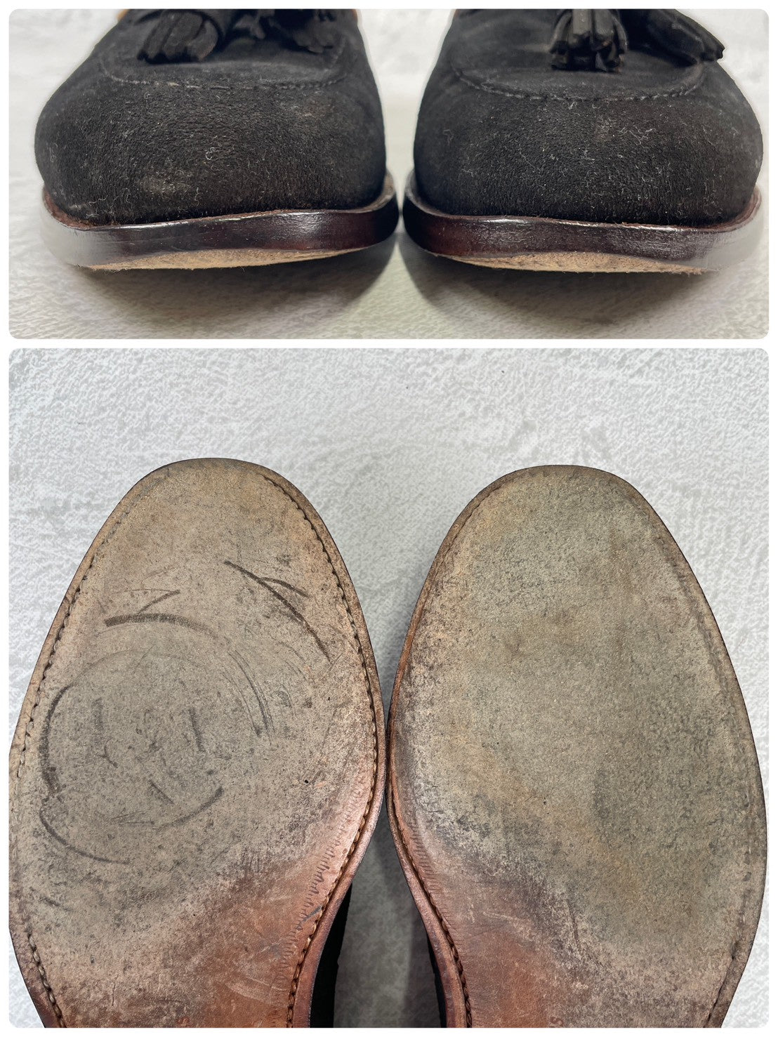 Good Condition Crockett &amp; Jones Cavendish 3 Tassel Loafers in Dark Brown Suede, Size UK6, E (Size 24.5cm) [W3437]