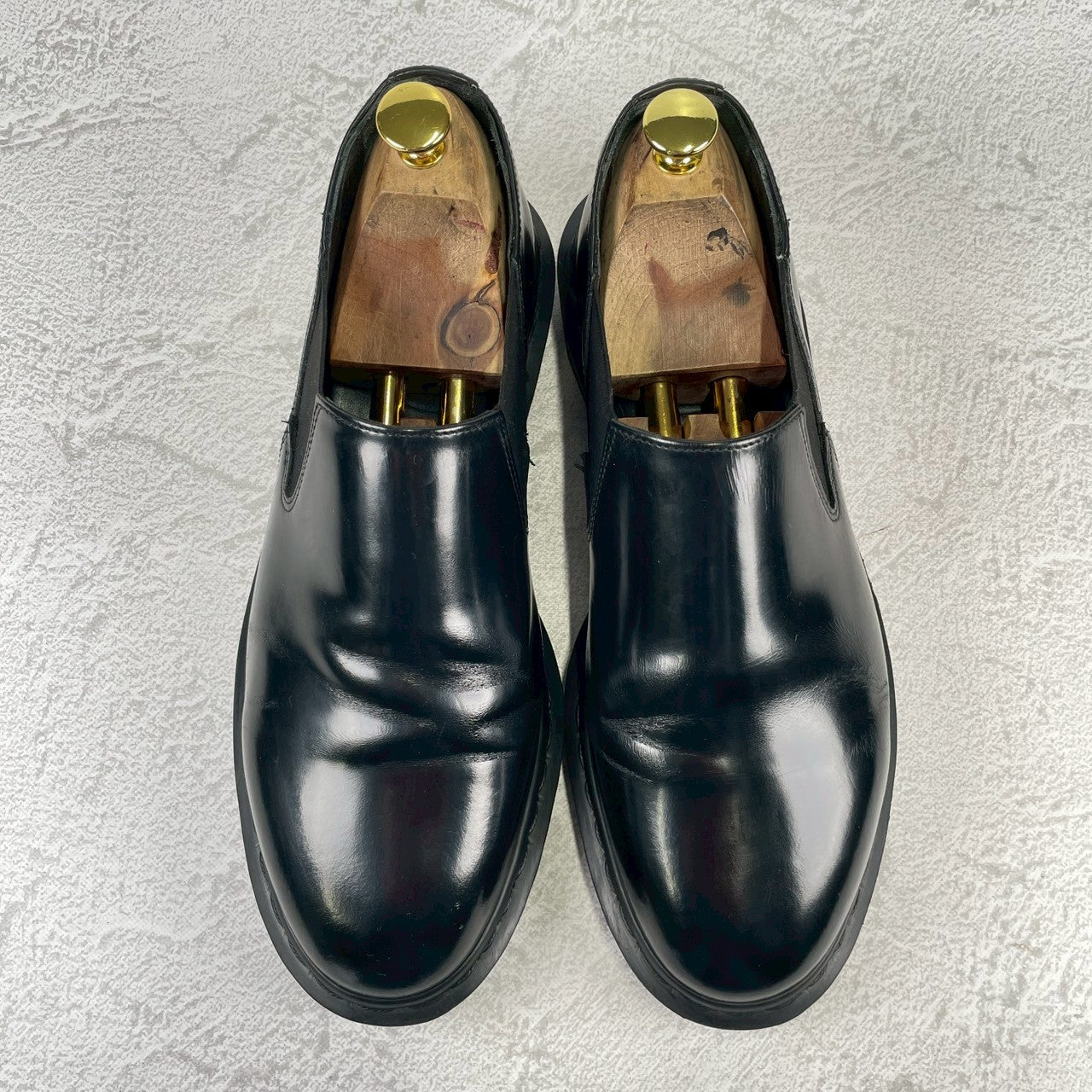 Dr. Martens Louis Low-Top Boots, Japan-Exclusive Model, Side Gore, Black, UK8 / US9 / EU42, Size 27.0cm (W3438)