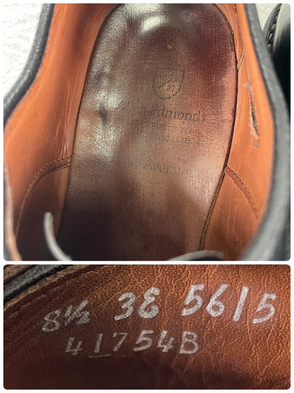 Allen Edmonds Park Avenue Straight Leg Boots, Black, Wingtip, Size US8.5 / 26.5cm, 3E [W3431]