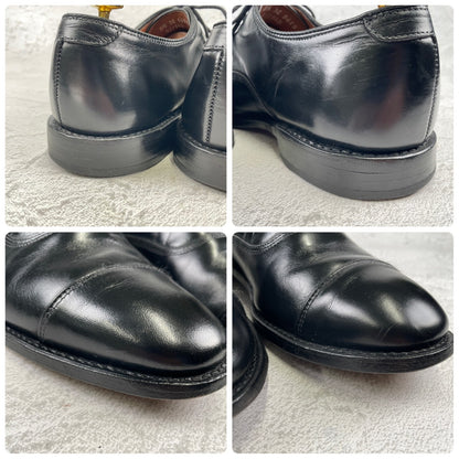 Allen Edmonds Park Avenue Straight Leg Boots, Black, Wingtip, Size US8.5 / 26.5cm, 3E [W3431]