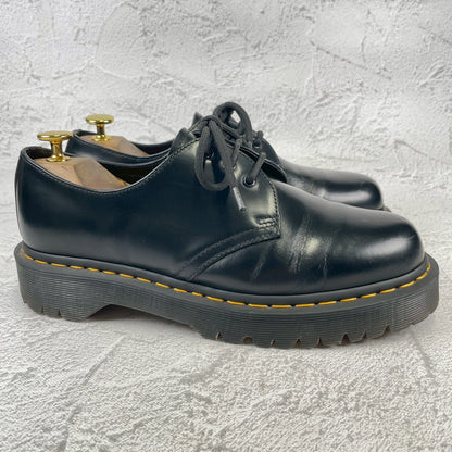 Dr. Martens 21084 Platform 3-Eye Plain Wingtip Black UK7 / Size 26.0cm [W3439]