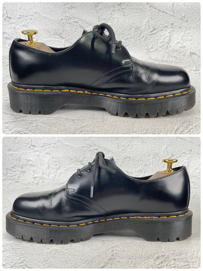 Dr. Martens 21084 Platform 3-Eye Plain Wingtip Black UK7 / Size 26.0cm [W3439]